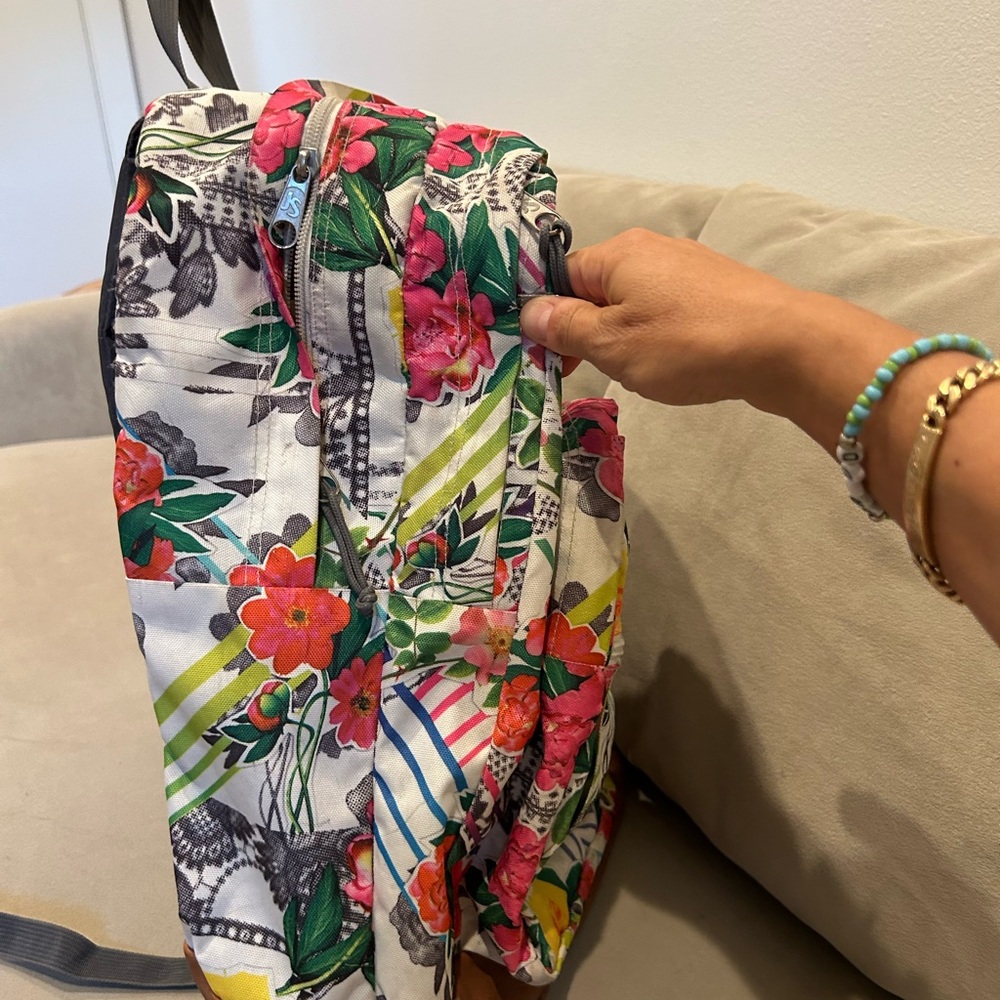 Jansport Backpack Cool Student XL Floral - Picture 3 of 11